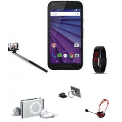 5 In 1 Bundle Offer,Kimfly Z10 Smartphone,Selfie Stick,Headphone,Mobile Phone Ring Holder,LED Band Watch